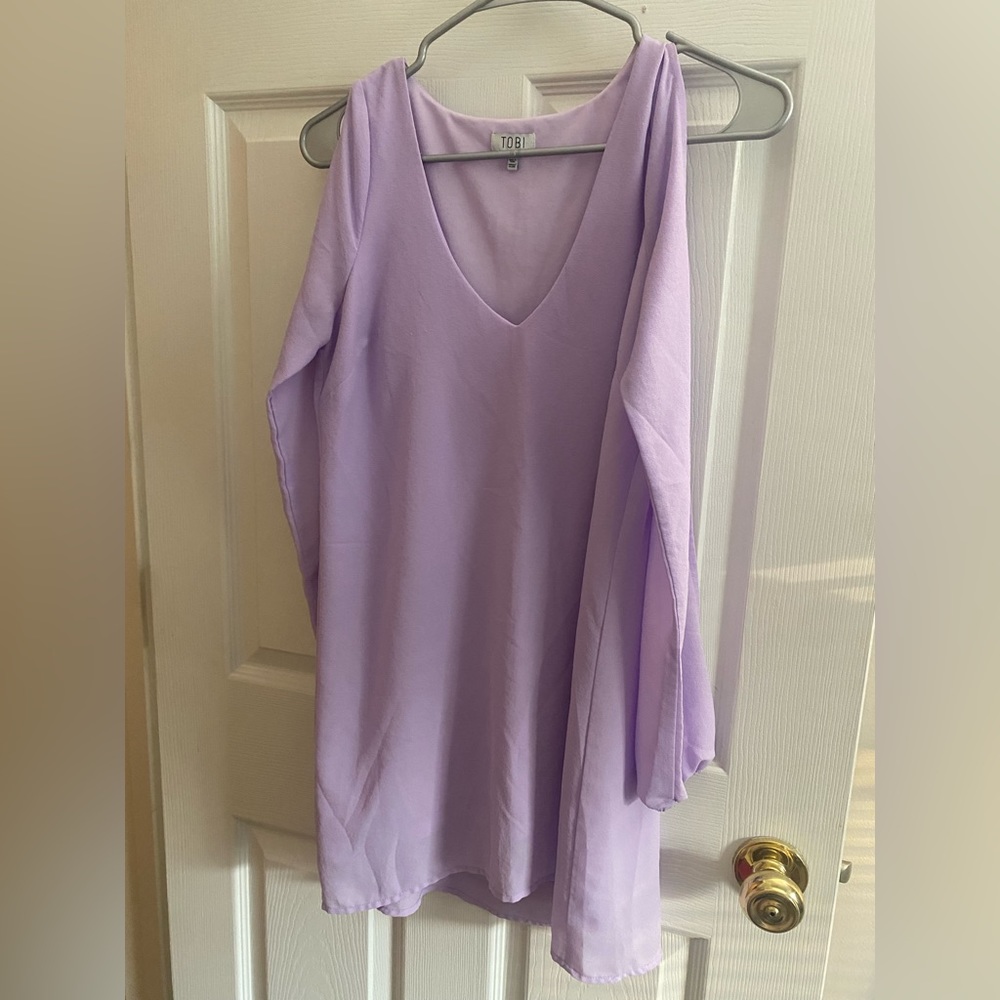 Lilac flowy dress